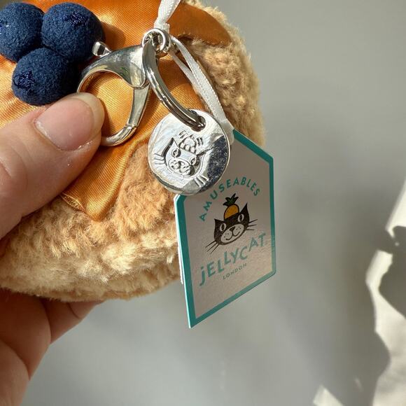 Authentic Jellycat Amuseables Fran Pancakes Bag Charm  Jellycat Amuseables Fran Pancakes Bag Charm Keychain AUTHENTIC - NWT!